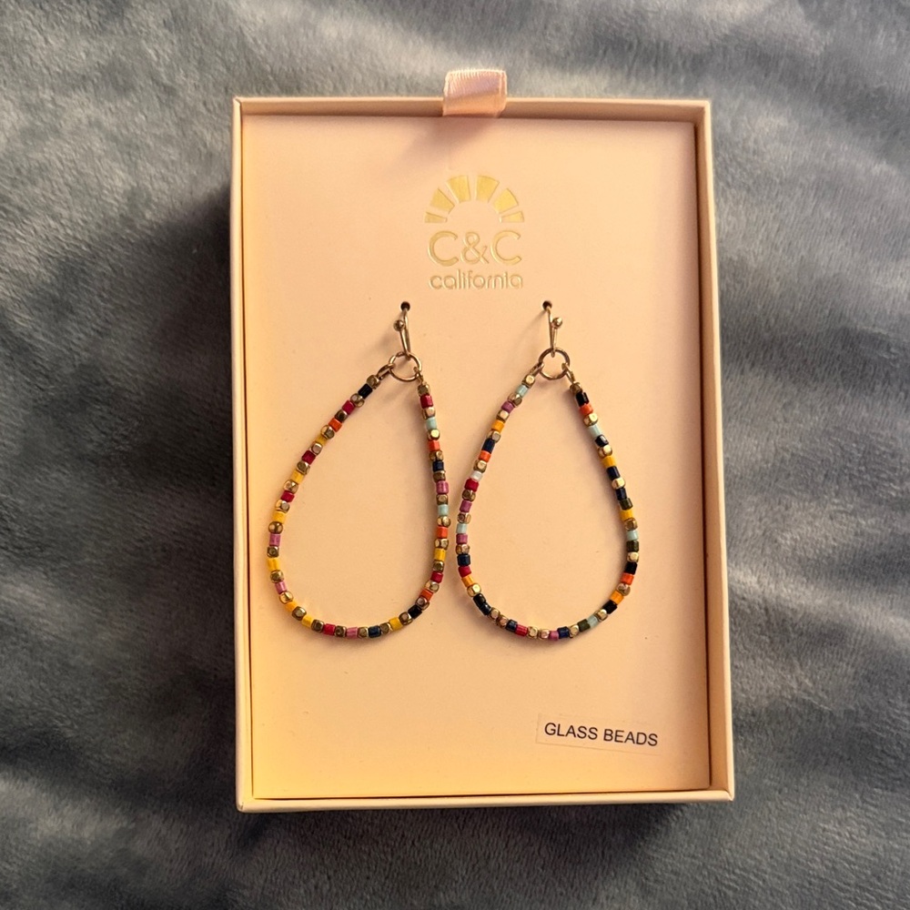 C&C California Colorful Beaded Earrings